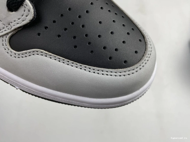 Air Smoke Jordan Grey High 1 Retro Black 555088-035 White Light 0825